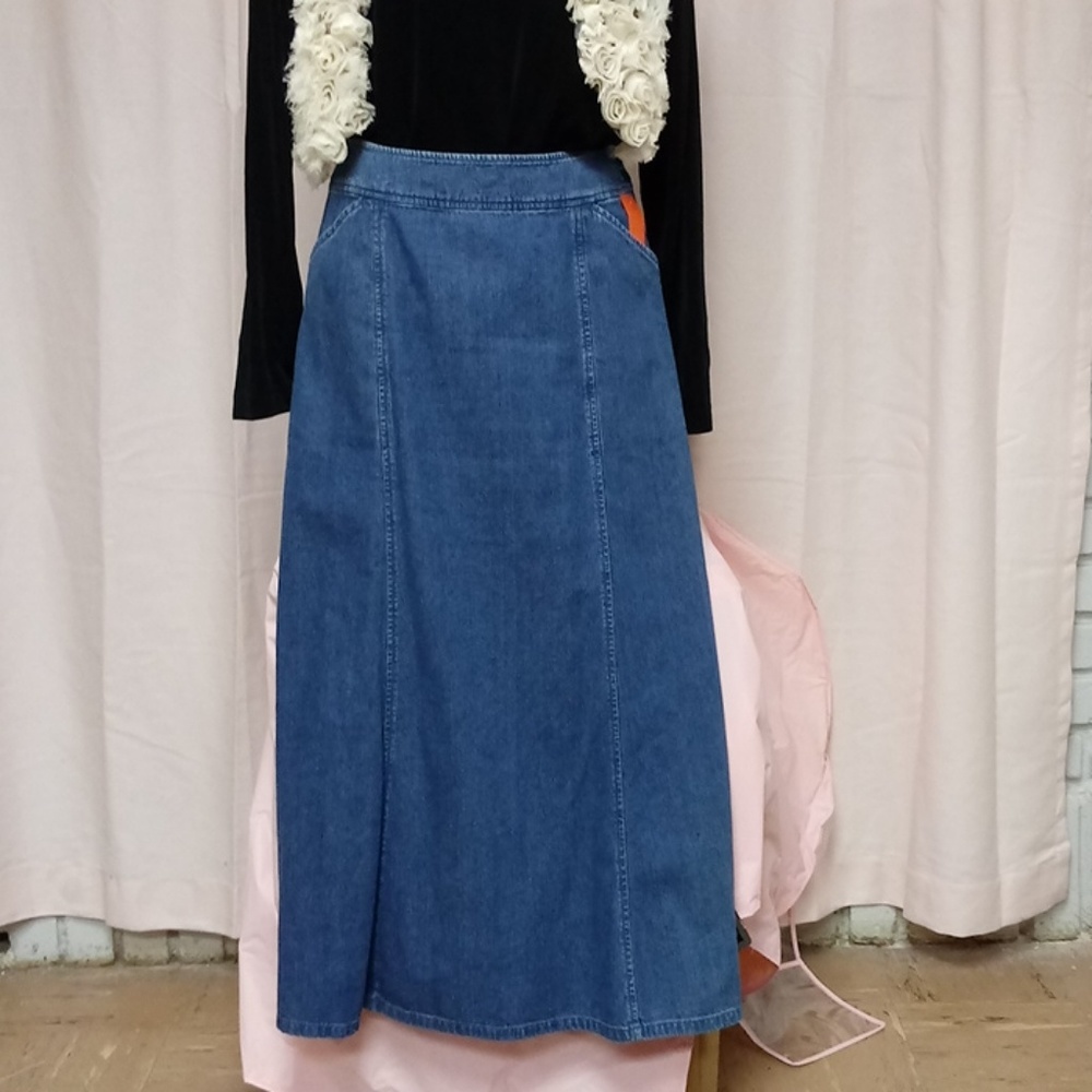 Pendleton Denim Skirt #15884